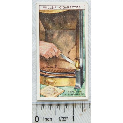 1927 Wills Household Hints 17 Repairing a Fire-grate