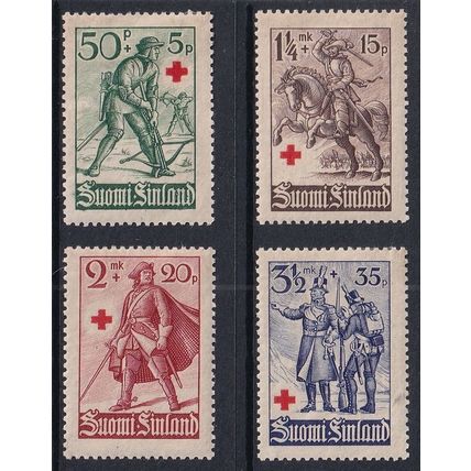 Finland 1940 SG 335-8 LMM - Red Cross - Semi-postal (C-924)