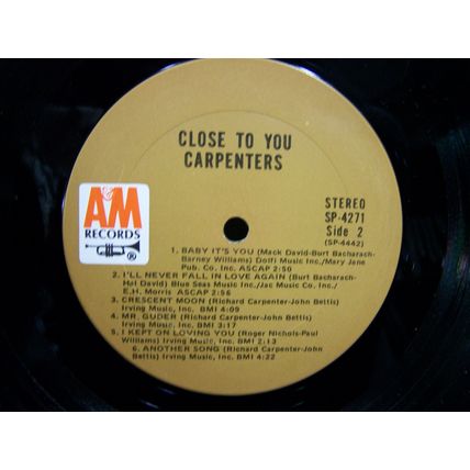 The Carpenters - Close To You