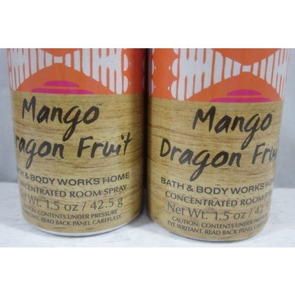 2 Bath & Body Works Home Room Spray Concentrated 1.5 oz Mango Dragon Fruit