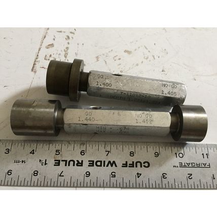 used GO NO GO GAGE, GO NOGO GUAGE 1.440,1452,1.400 the pipe machinery ,AM