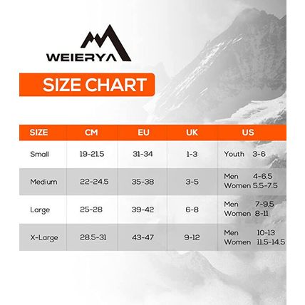 WEIERYA Ski Socks 2 Pairs PINK/Gray Medium for Skiing, Snowboarding, Outdoor