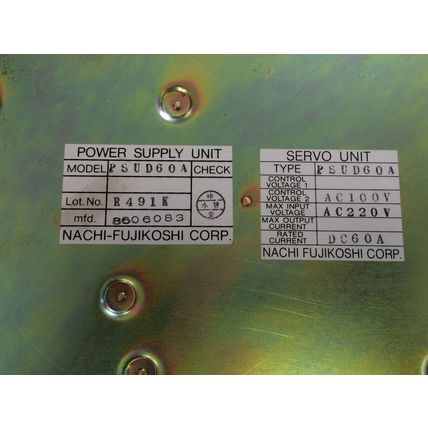 NACHI PSUD-60A POWER SUPPLY UNIT NACHI CNSB, TB