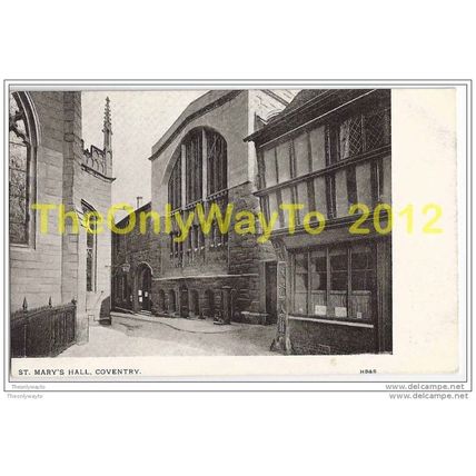 ST MARY'S HALL, COVENTRY, WARWICKSHIRE, ENGLAND, c1910s, Postcard