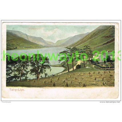 TAL-Y-LLYN, WALES, 1923, Postcard