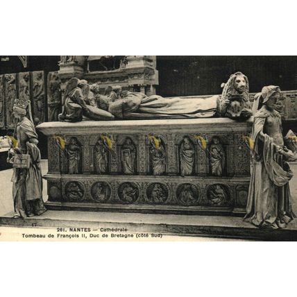 Nantes, Cathedrale, Tombeau De Francois II, France, 261 Postcard, 1920s
