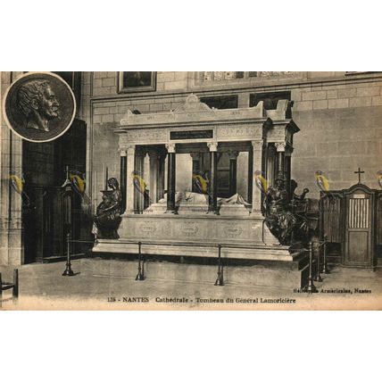 Nantes, Cathedrale, Tombeau Du General Lamoriciere, France, 135 Postcard, 1920s