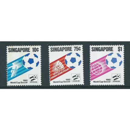 singapore malaya malaysia stamps mnh set sg424 sg 424 world cup football