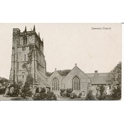PC21554 Oswestry Church. Valentine