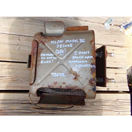 Mopar Deluxe Model 36 Heater Box OEM