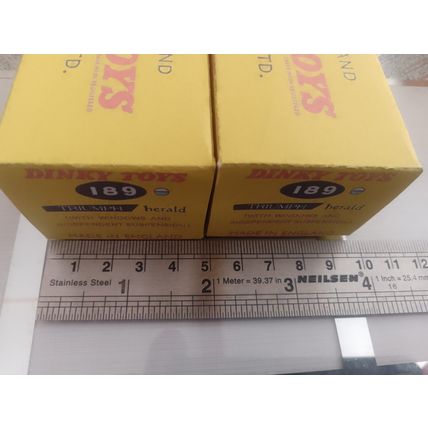 Dinky No189 Triumph Herald Repro/Replica Box