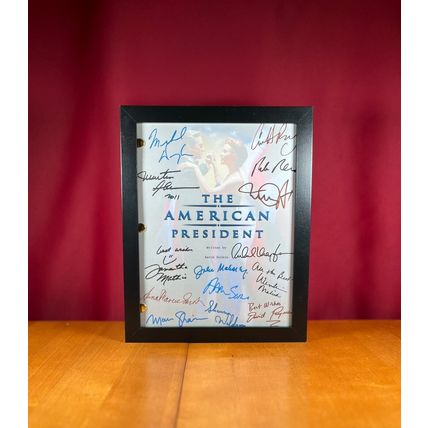 The American President Script Signed- Autograph Reprints- Michael Douglas