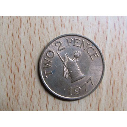 Guernsey 1977 2p Coin