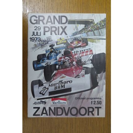 1973 FORMULA 1 DUTCH GRAND PRIX PROGRAMME @ ZANDVOORT + TICKET