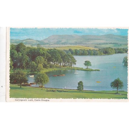Carlingwalk Loch Castle Douglas Lettercard Page Ephemera VGC