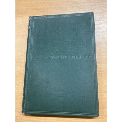 c1898 "OVID: METAMORPHOSES BOOK XIII" LATIN 8CE ROMAN POEM HARDBACK BOOK (P3)