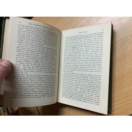 1917 THOMAS HUGHES "TOM BROWN'S SCHOOL DAYS" ILLUSTRATED HARDBACK BOOK (P3)