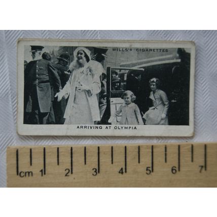 1937 Wills Our King & Queen No. 41 Arriving at Olympia 1935