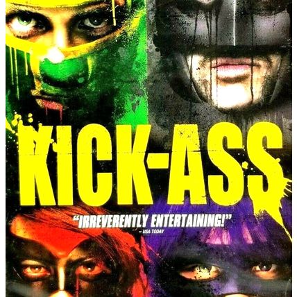 Kick-Ass 2010 Action & Adventure DVD Irreverently Entertaining (L31)