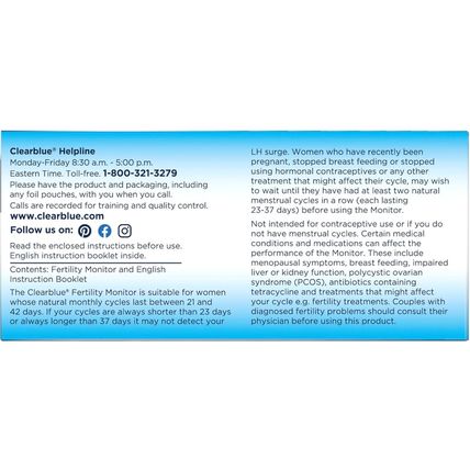 Clearblue Fertility Monitor, 1 Touch-Screen Monitor, 1 Ct
