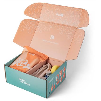 Sculpd Pottery Starter Kit - Complete Air Dry Clay Beginner Set for 2 Adults: In