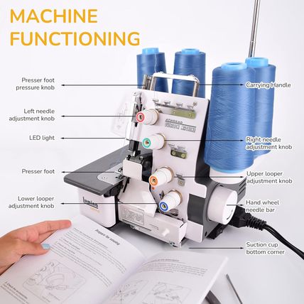 Lumina Sienna Serger Sewing Machine - Industrial Grade Sergers & Overlock Machin