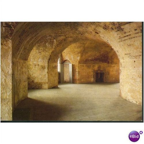 GB Postcard - Hurst Castle, Hampshire. Interior of Keep