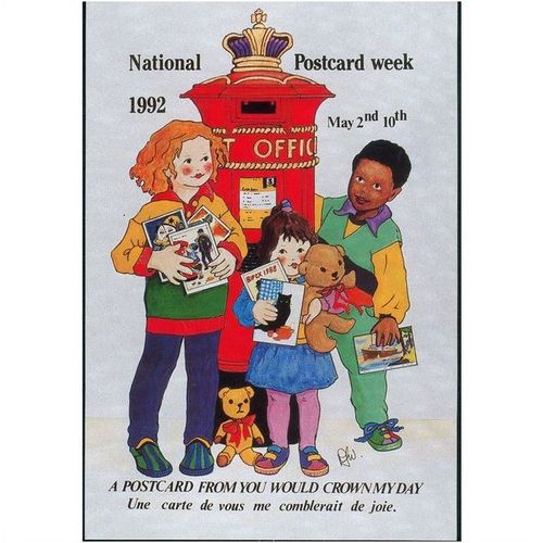 Rosalind J. Wicks postcard 1992 - (No.21) National Postcard Week