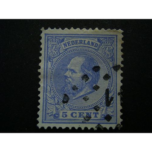 Netherlands 1872 5C BLUE F/U SG80