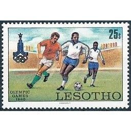 Lesotho QEII 1980 Olympic Games Moscow 25s Unmounted Mint NHM SG 394 stamp