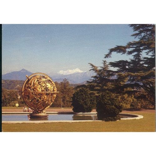 Switzerland PC 1988 - Geneve - La sphere armilaire Manship