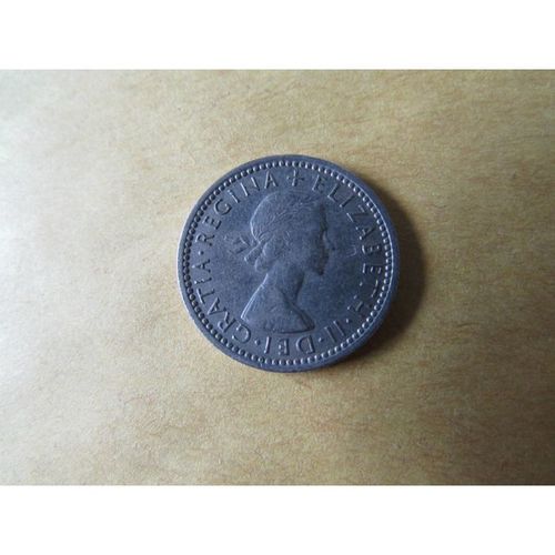 1956 QUEEN ELIZABETH II SIXPENCE FREE POST. AS