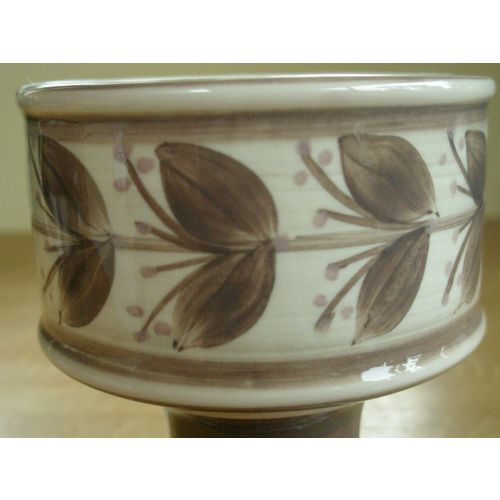 Lovely Jersey Pottery Pedestal Posy Vase