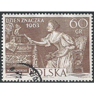 Mi 1433 (ʘ): Stamp Day: 'A Lover's Letter' (after Czachórski).