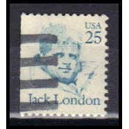 Used 2182 25c Jack London Fine BPS W1011