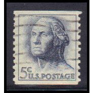 Used 1229 5c George Washington Very Fine KA8480