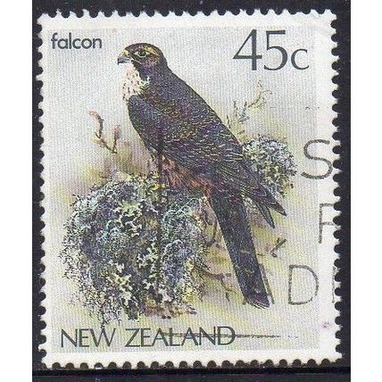 New Zealand 1986 Native Birds - Falcon 45c Used