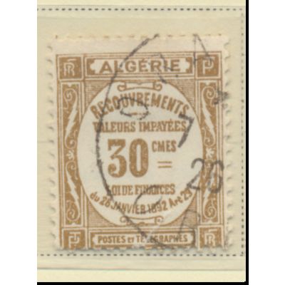 Algeria Stamp Scott #J14, Used