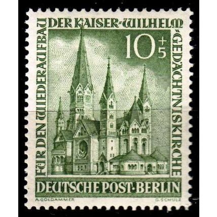 GERMANY BERLIN [1953] MiNr 0107 ( **/mnh ) Architektur