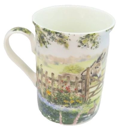 Donkeys Mug Fine China Mug 9 CM Ceramic Dishwasher & Microwave Safe Gift Drinks