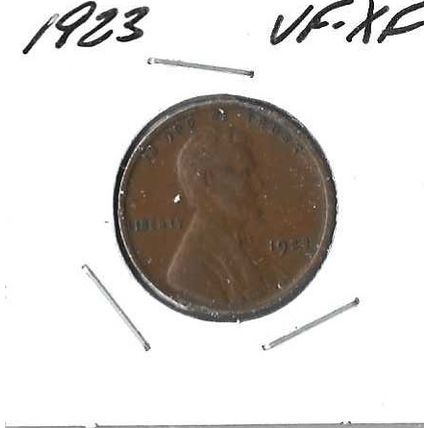 1923 US Lincoln Cent VF/XF