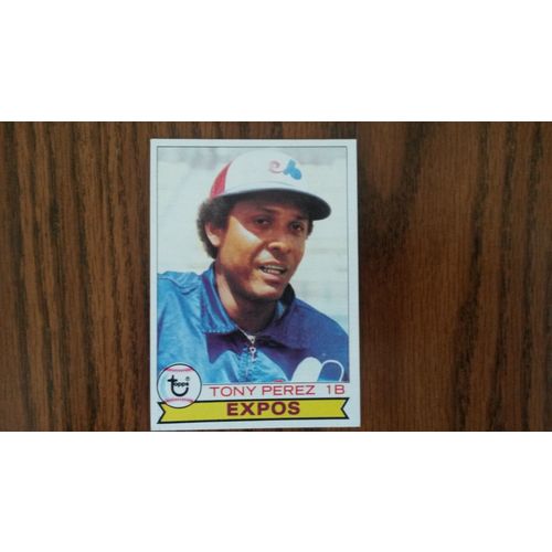 1979 Topps Card # 495 Tony Perez Very Good-Excellent (4) Montreal Expos