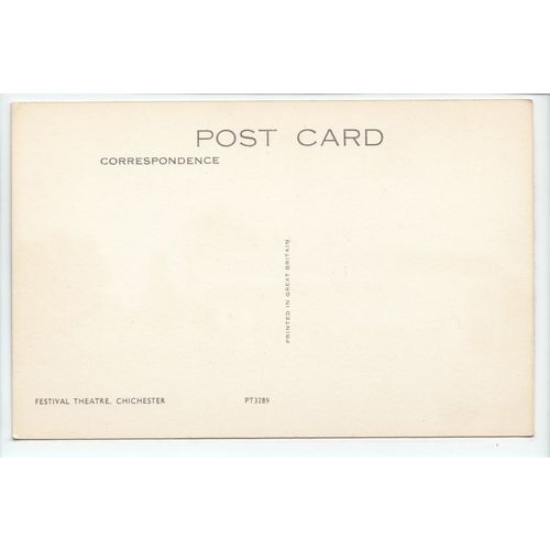 Festival Theatre Chichester Sussex Postcard 3289