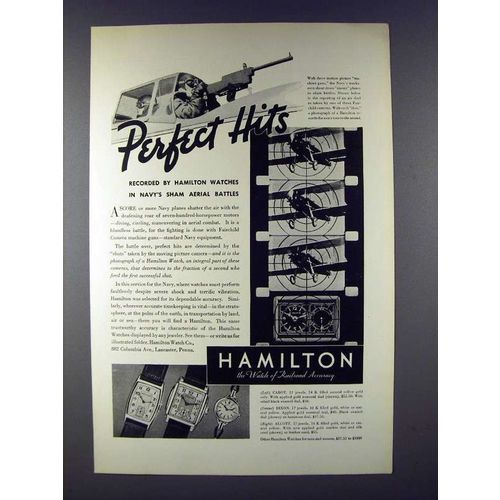 1936 Hamilton Cabot, Dixon, Alcott Watch Ad!