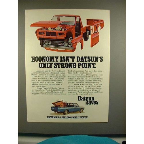1976 Datsun Li'l Hustler Truck Ad - Economy Point