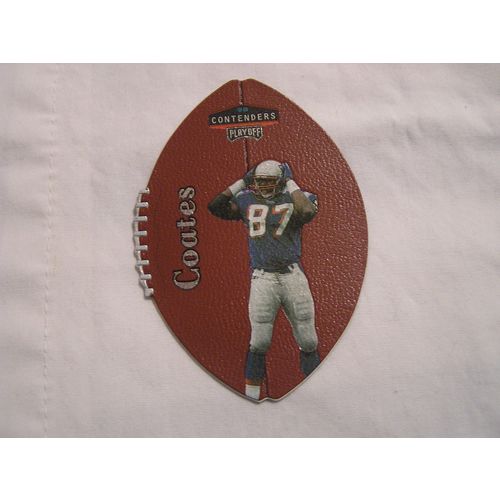 Ben Coates 1998 Playoff Leather Contenders NO. 55