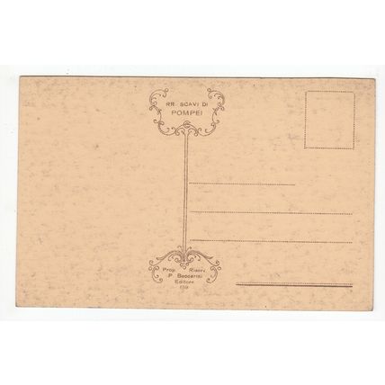 Roman Ruins Ancient City of Pompeii Postcard Italy 159