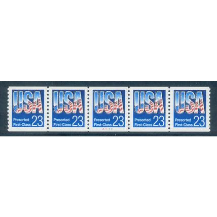 2606 23c U.S. Flag Fine MNH PNC A1111/5 V0794