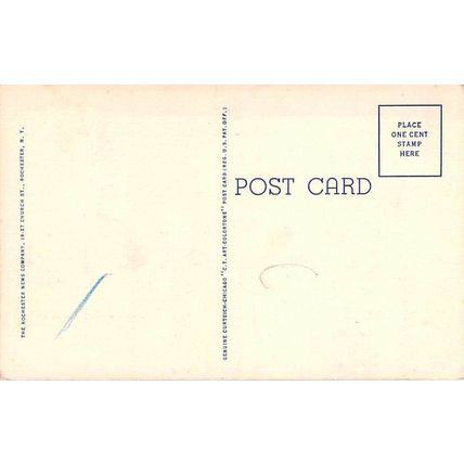 Genesee Valley Park Rochester NY United States Postcard unused VGC