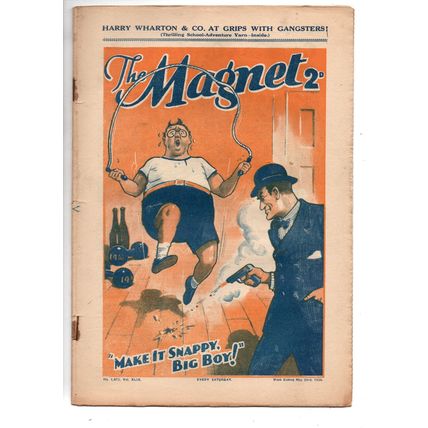 VINTAGE "THE MAGNET "(BILLY BUNTER) COMIC MAY 23rd.1936 NUMBER 1475